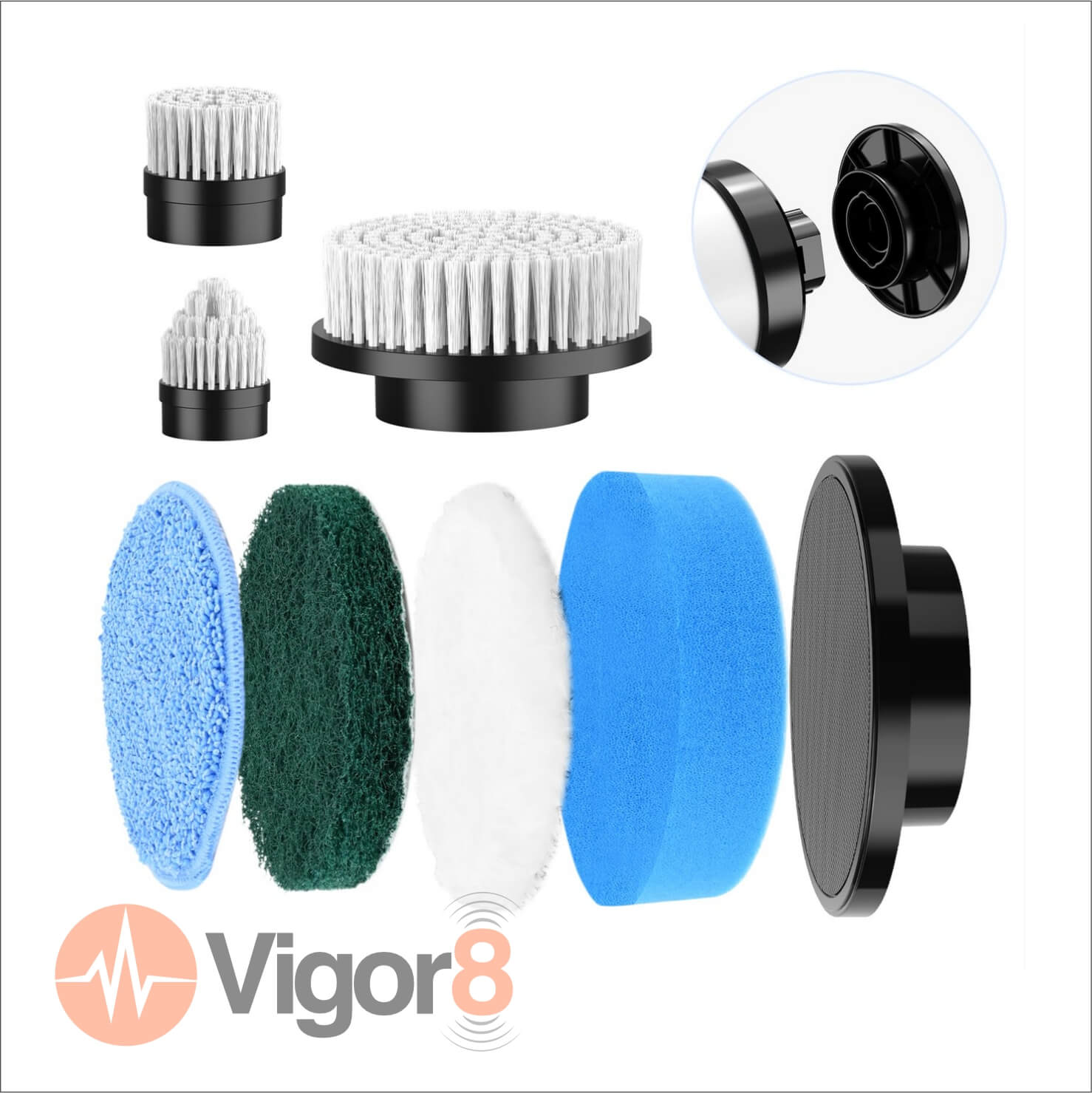 VigorEight™ Turbo Scrubber