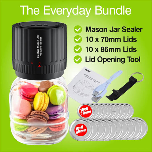 VigorEight™ Mason Jar Sealer - Every Day Bundle