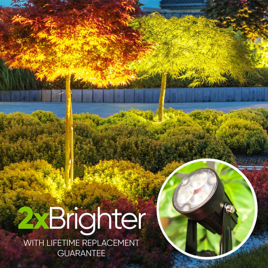 VigorEight™ Solar Powered LED Spot Lights